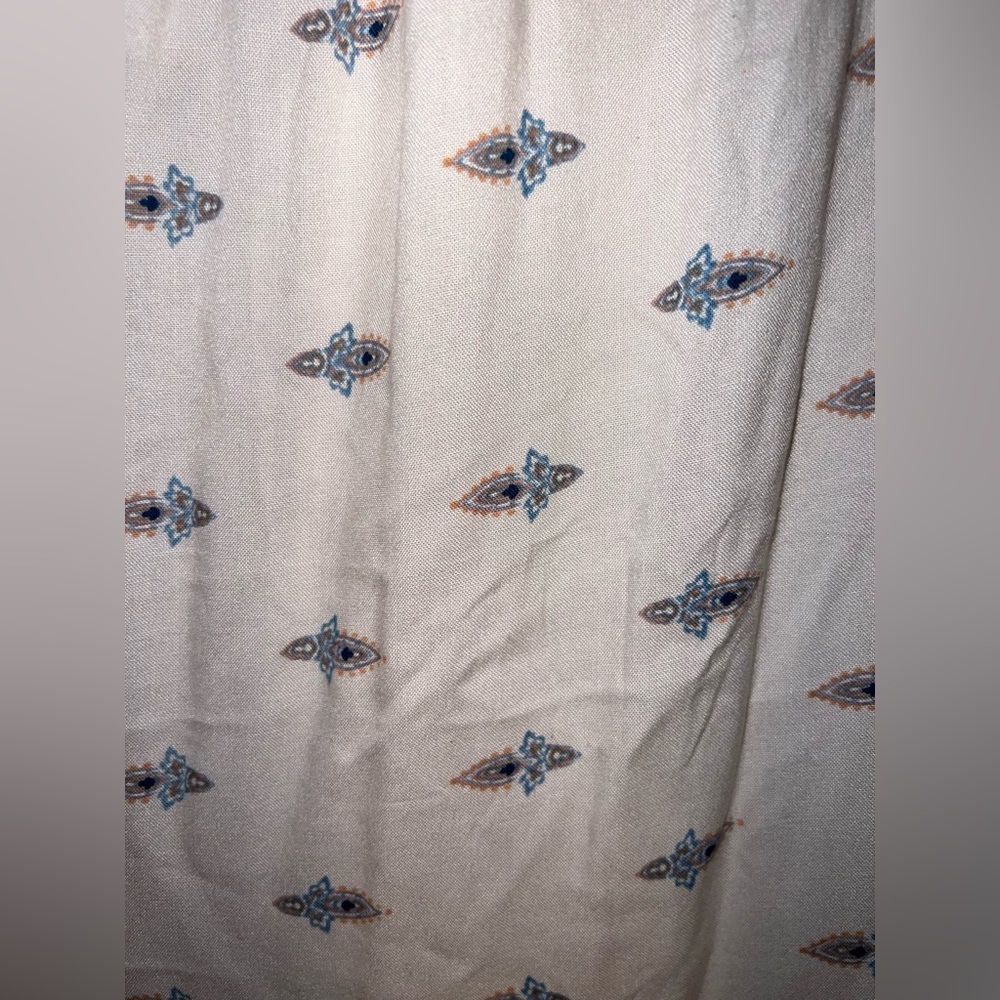 NWT BOG Band Of Gypsies Women's Small S Loose Boho Midi Flutter Sleeve Paisley - Picture 5 of 15